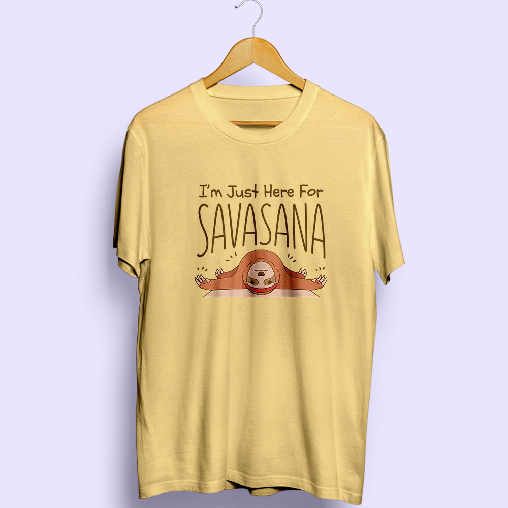 Savasana Half Sleeve T-Shirt - Soul & Peace