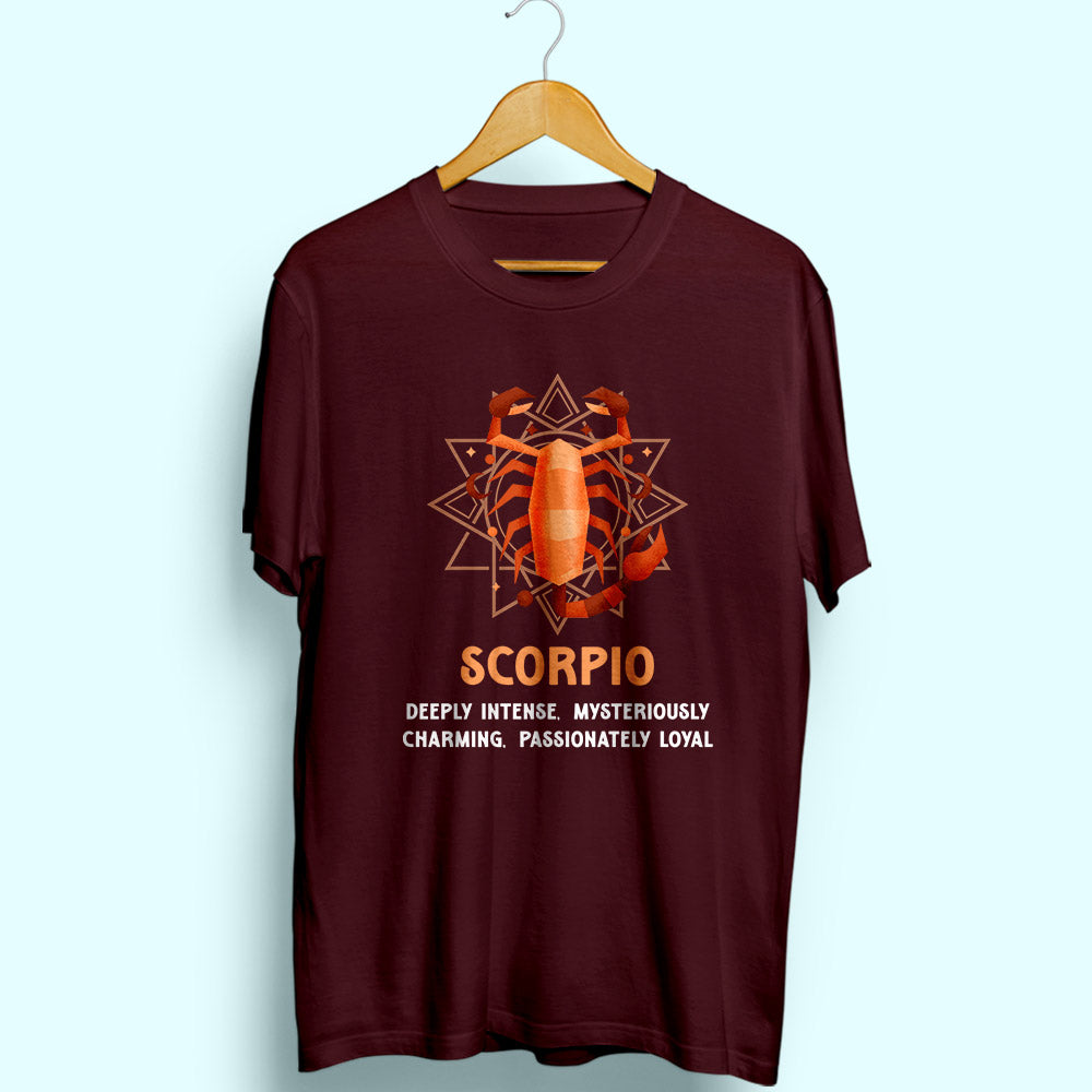 Scorpio Half Sleeve T-Shirt - Soul & Peace
