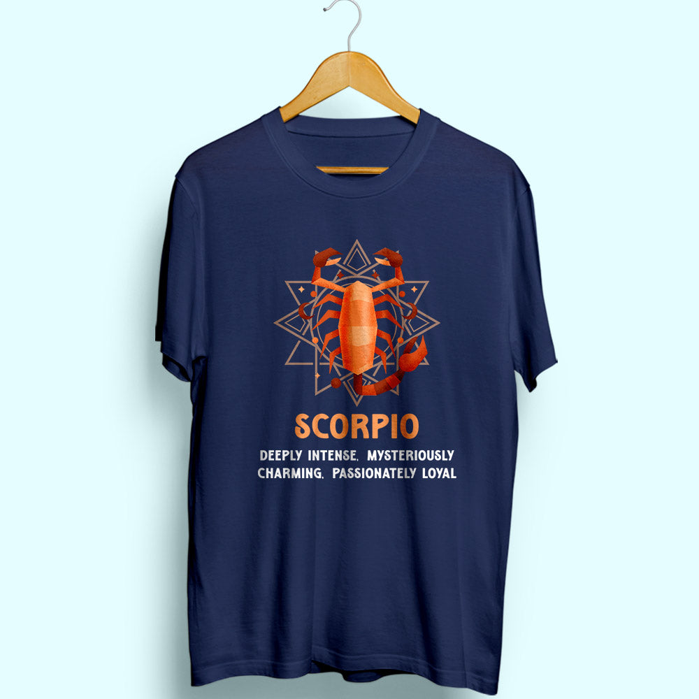Scorpio Half Sleeve T-Shirt - Soul & Peace