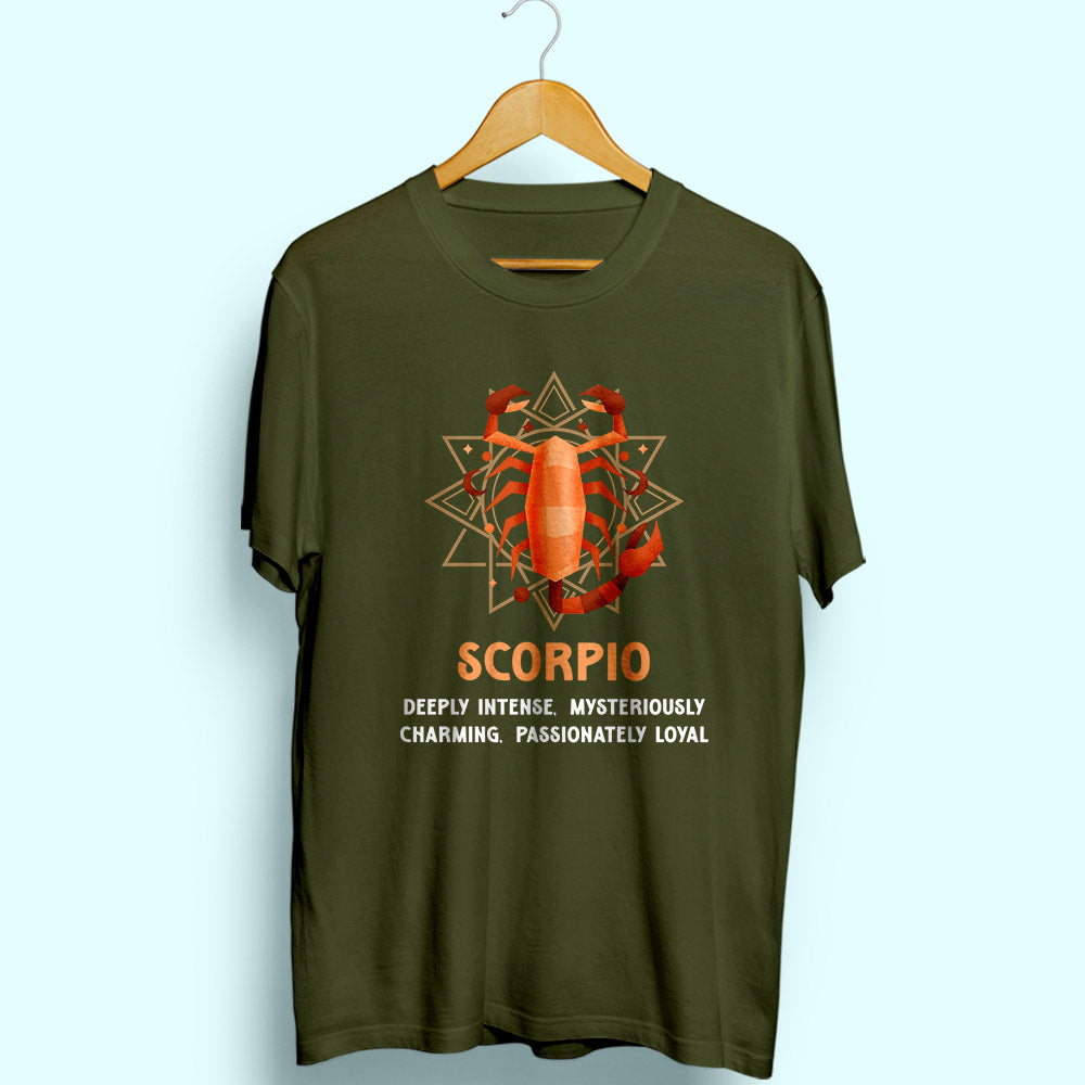 Scorpio Half Sleeve T-Shirt - Soul & Peace