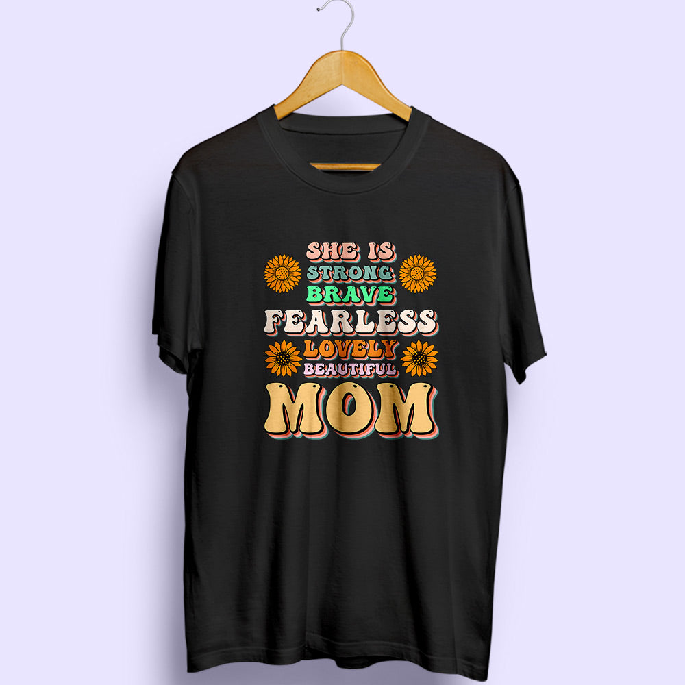 She Is Mom Half Sleeve T-Shirt