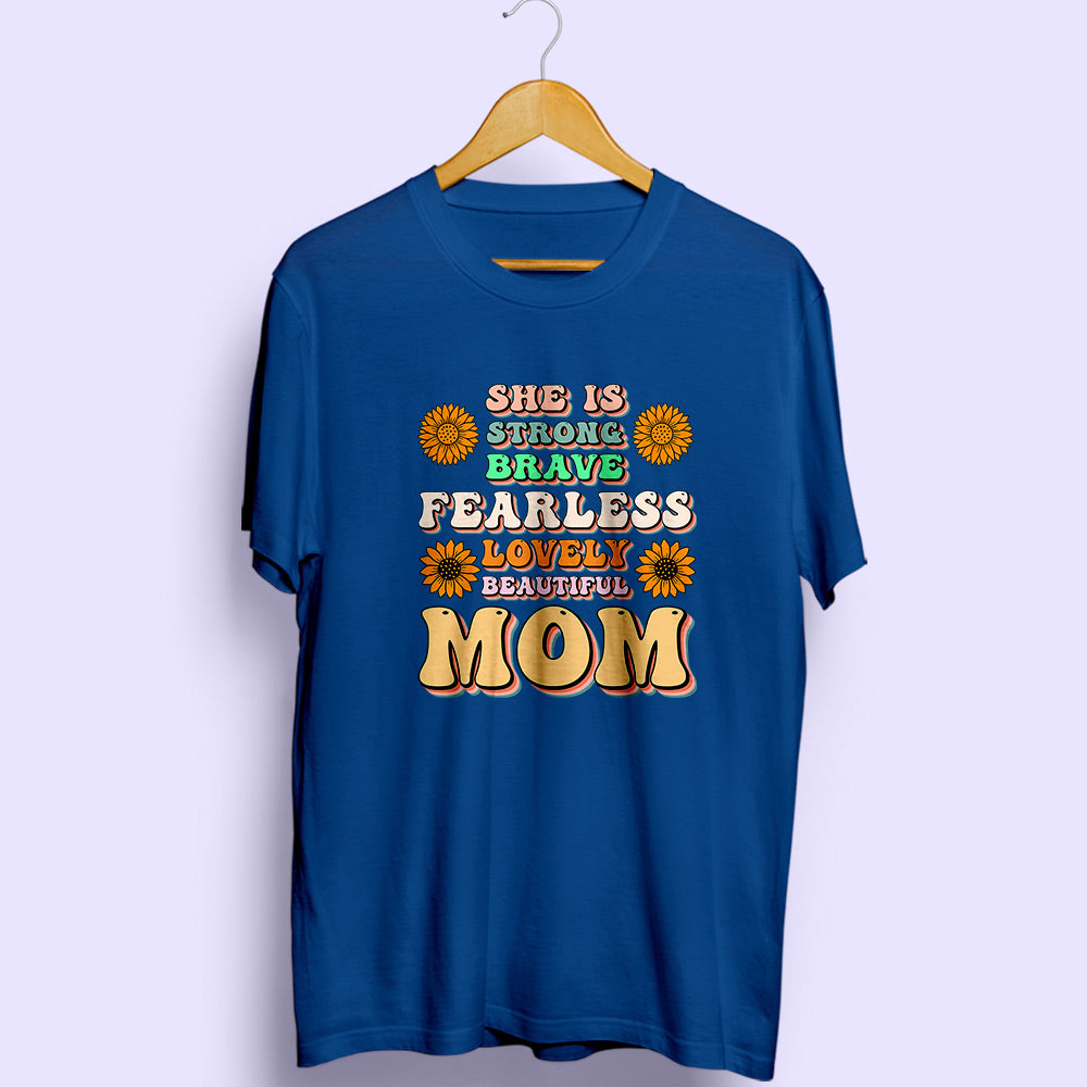 She Is Mom Half Sleeve T-Shirt
