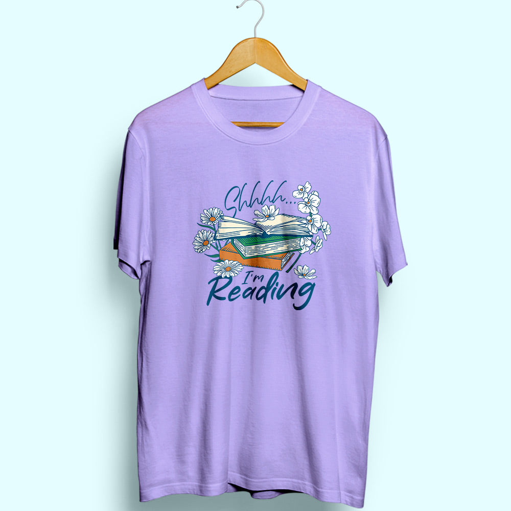 Shhhh I'm Reading Half Sleeve T-Shirt