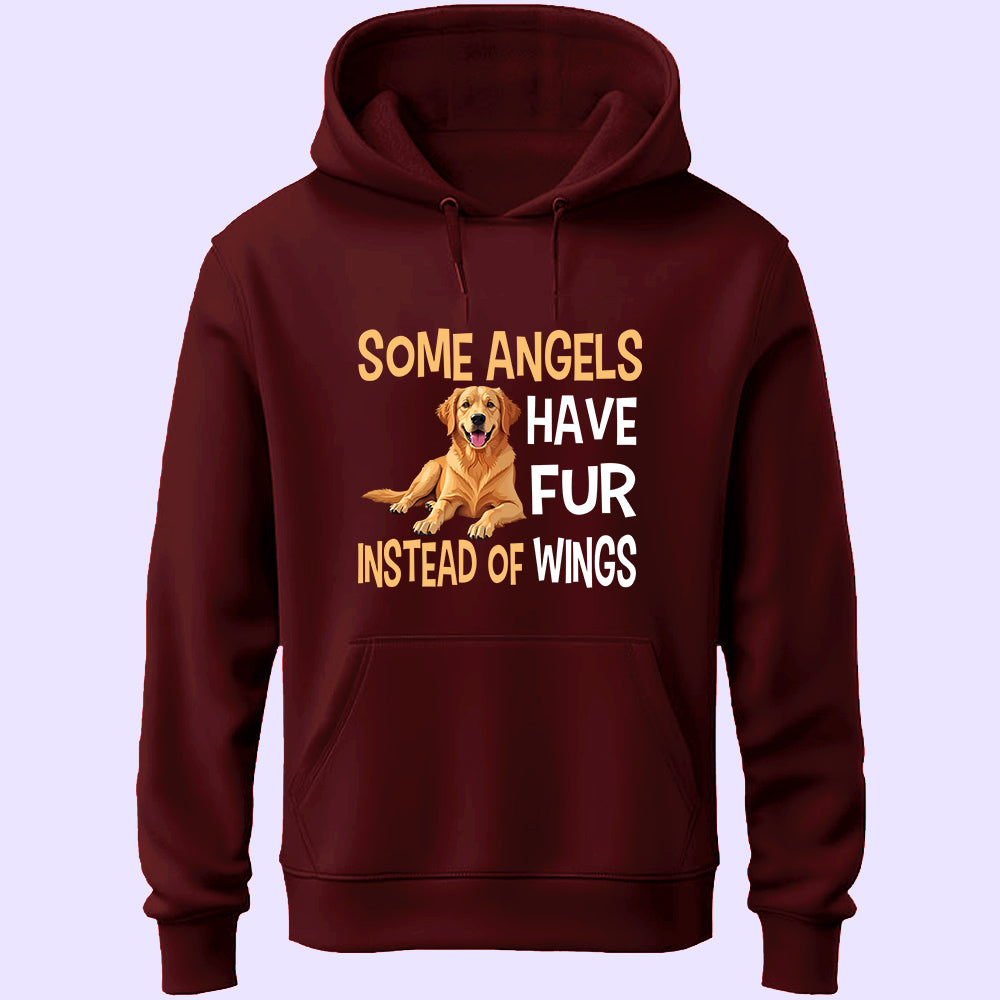 Some Angels Have Fur Unisex Hoodie