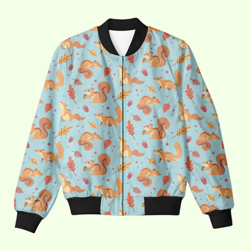 Squirrel Bomber Jacket