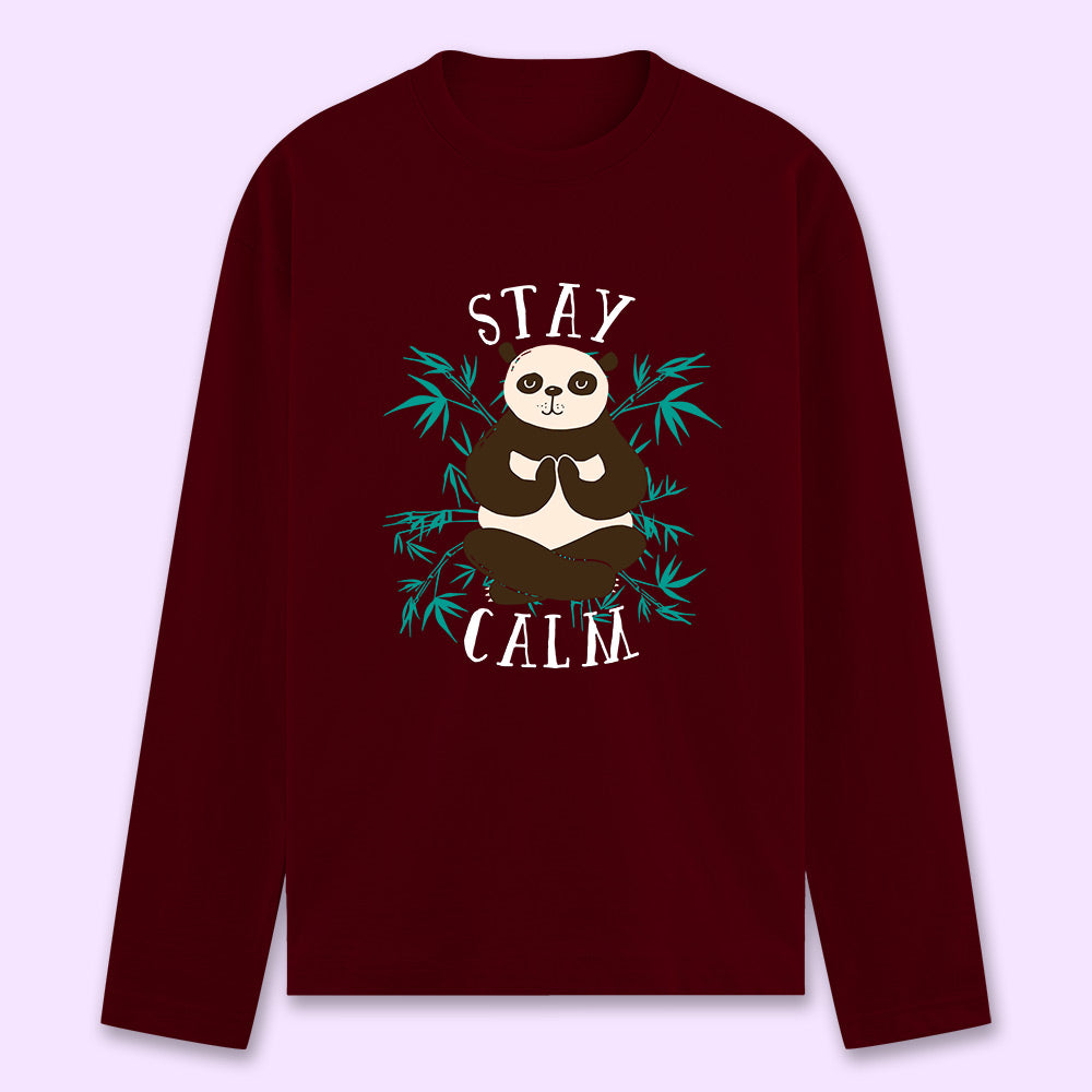 Stay Calm Full Sleeve T-shirt