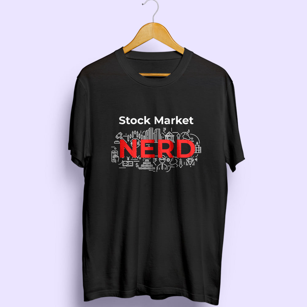 Stock Market Nerd Half Sleeve T-Shirt