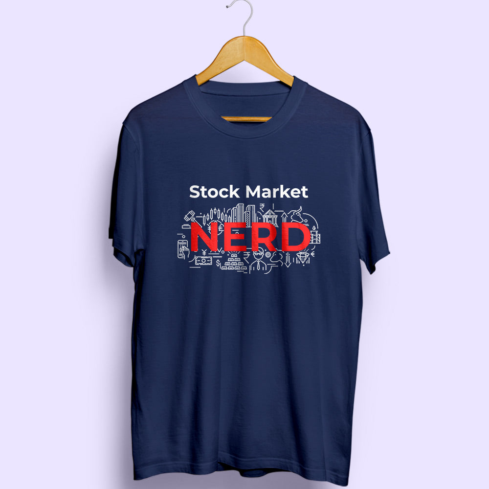Stock Market Nerd Half Sleeve T-Shirt