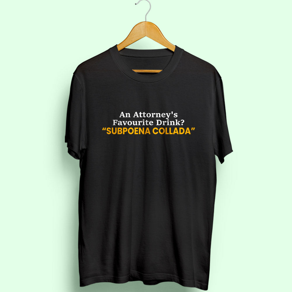 Subpoena Collada Half Sleeve T-Shirt - Soul & Peace