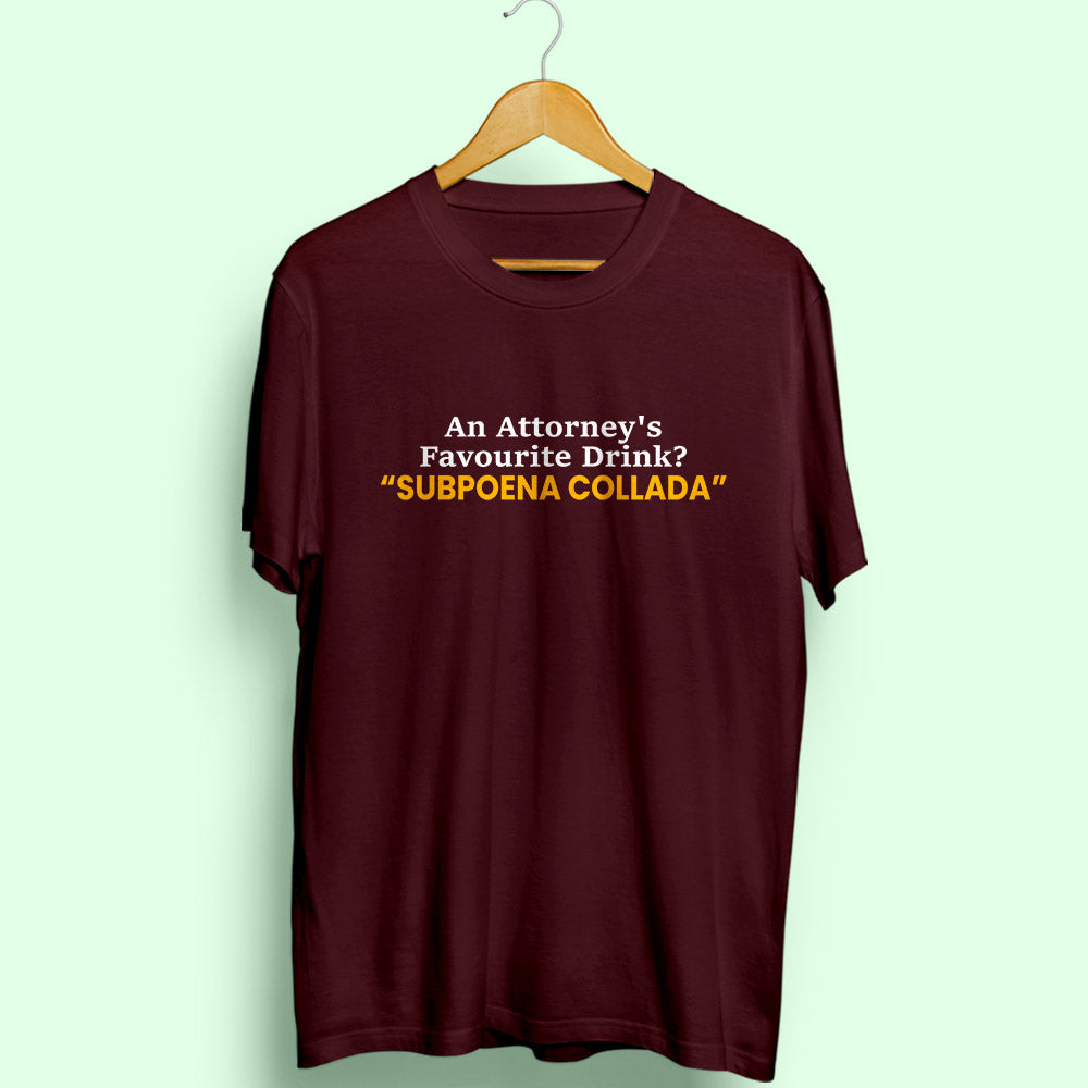 Subpoena Collada Half Sleeve T-Shirt - Soul & Peace