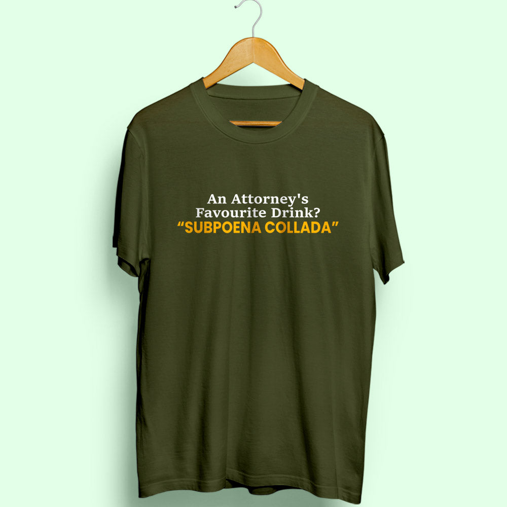 Subpoena Collada Half Sleeve T-Shirt - Soul & Peace