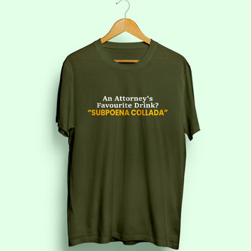 Subpoena Collada Half Sleeve T-Shirt