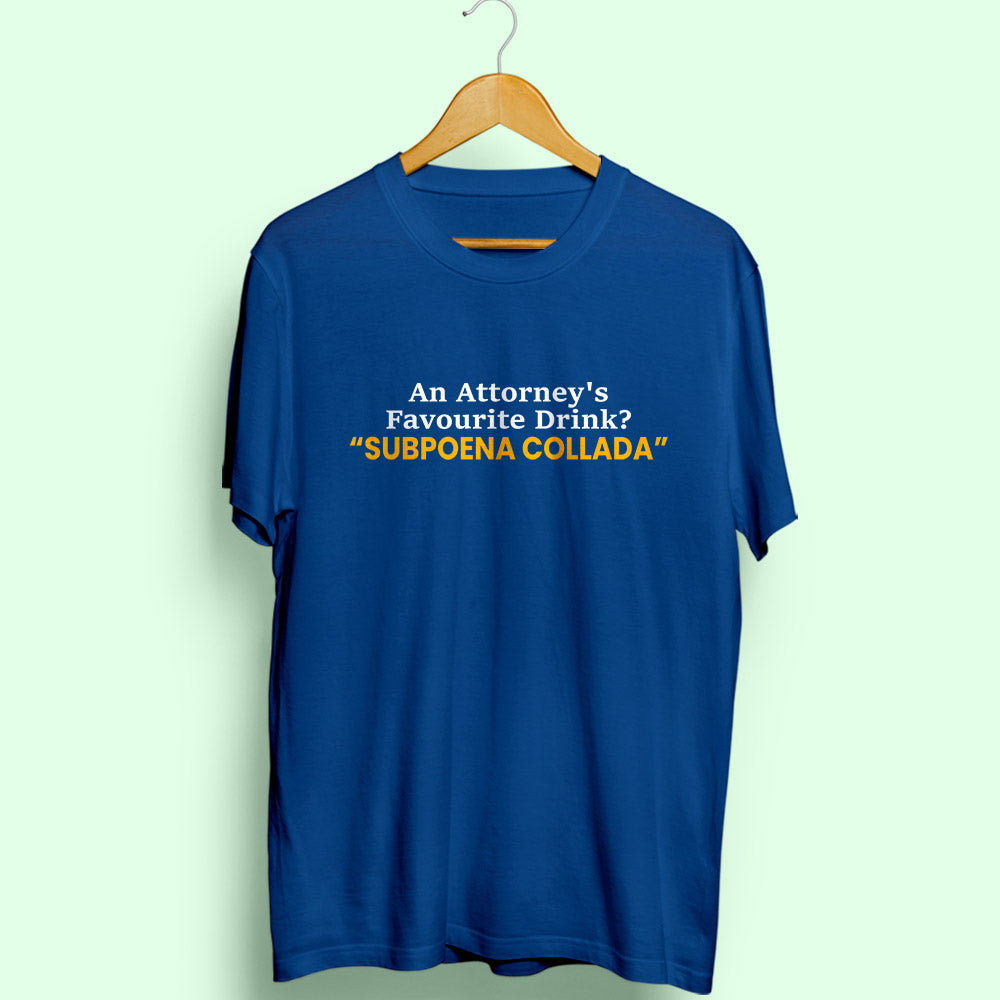 Subpoena Collada Half Sleeve T-Shirt - Soul & Peace