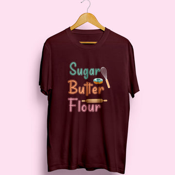 Sugar Butter Flour Half Sleeve T-Shirt