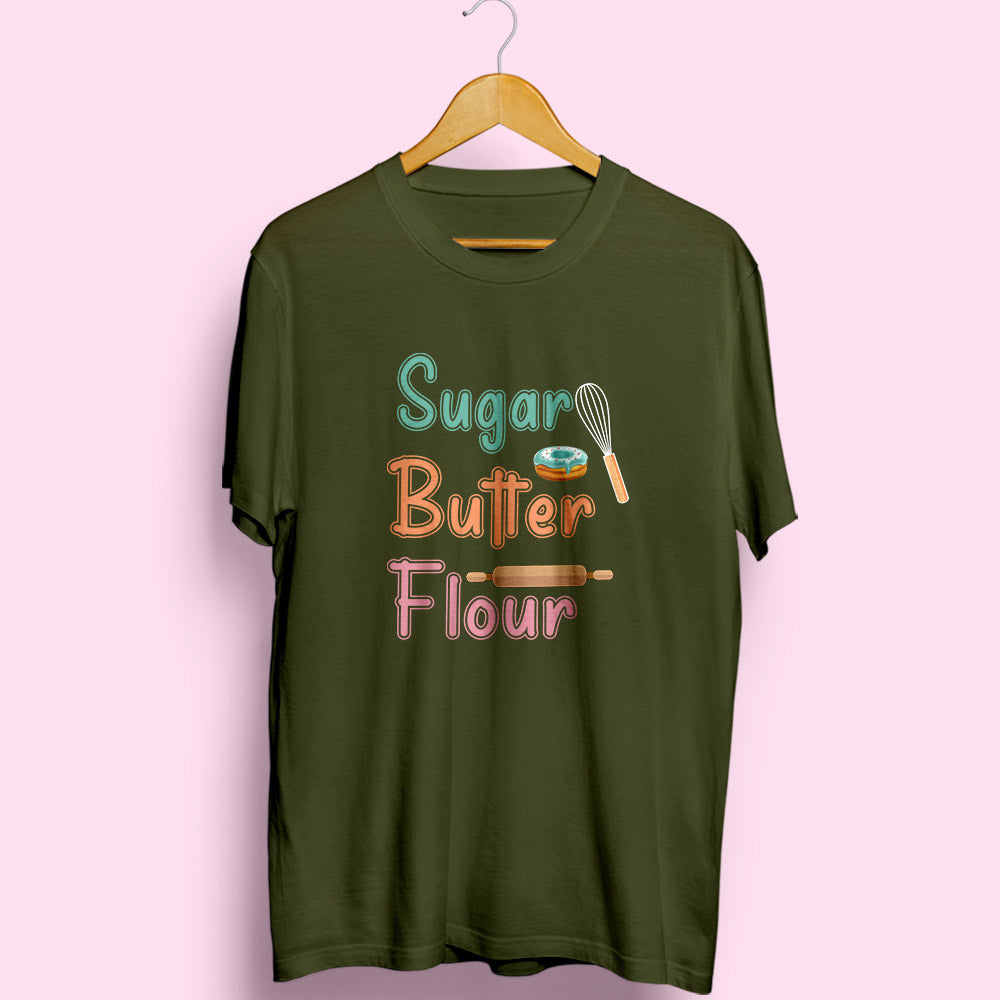 Sugar Butter Flour Half Sleeve T-Shirt