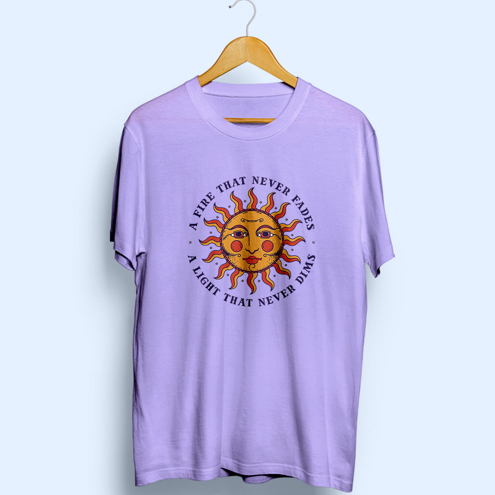 Sun Fire & Light Half Sleeve T-Shirt