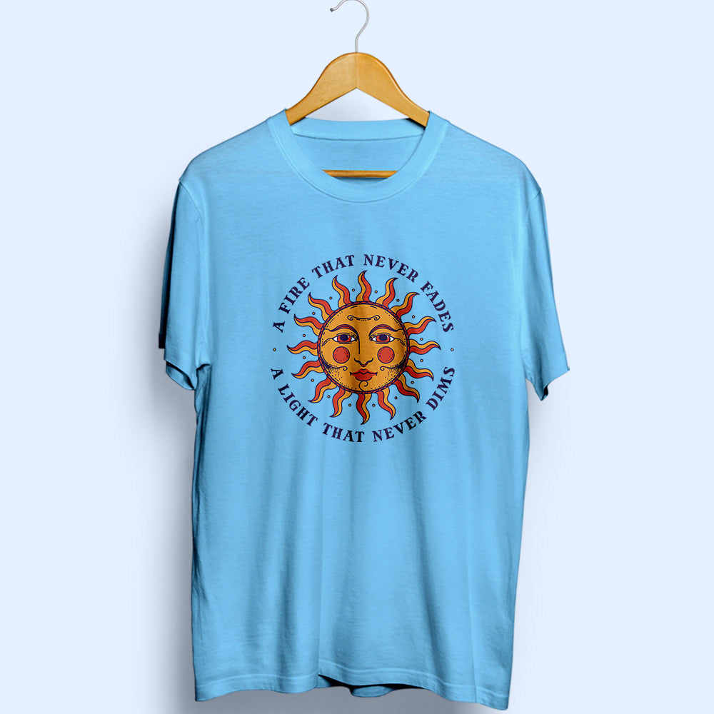 Sun Fire & Light Half Sleeve T-Shirt