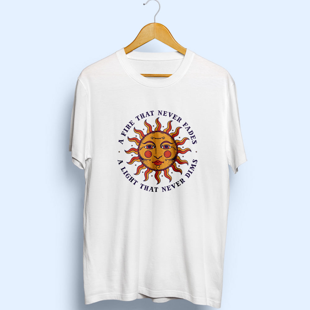 Sun Fire & Light Half Sleeve T-Shirt