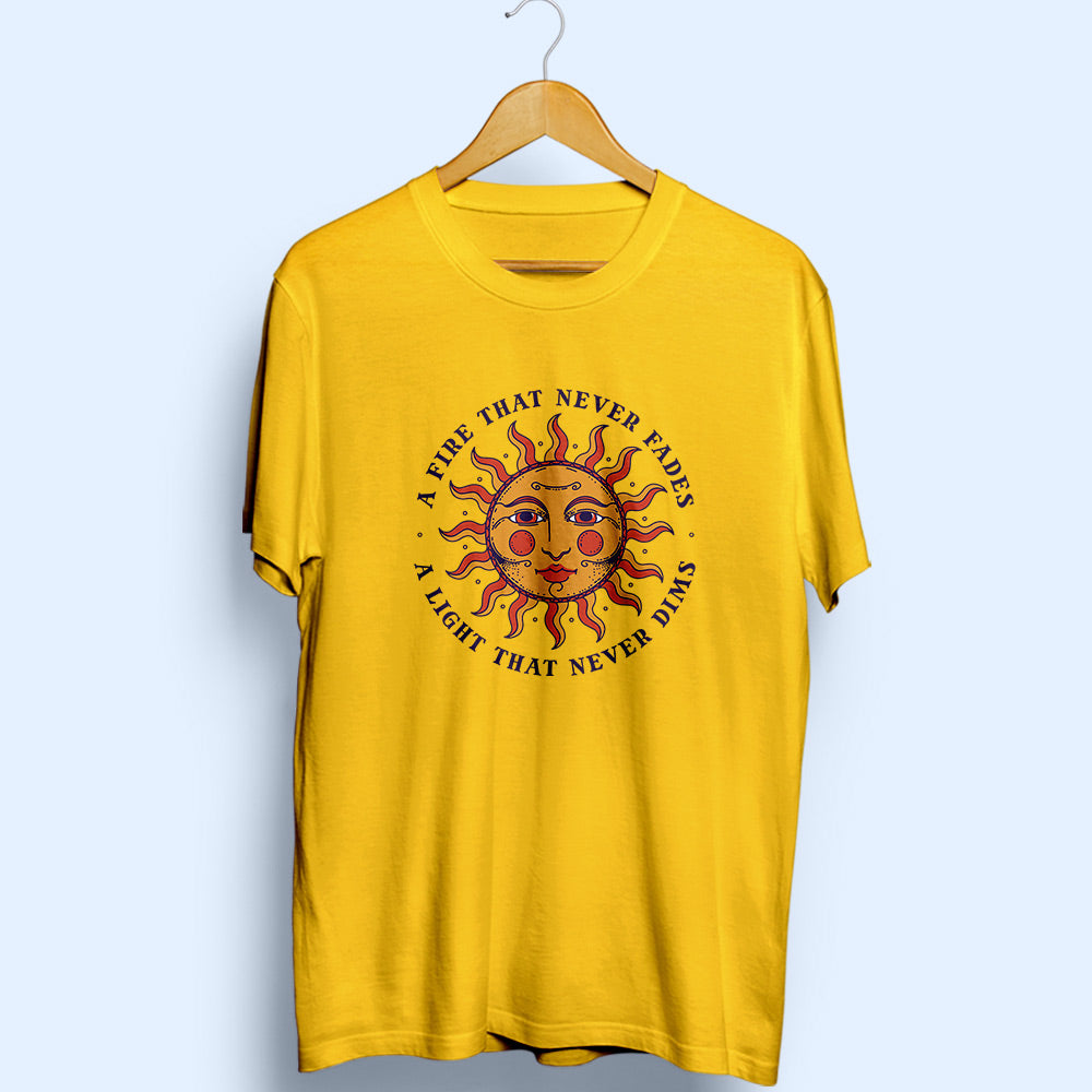 Sun Fire & Light Half Sleeve T-Shirt
