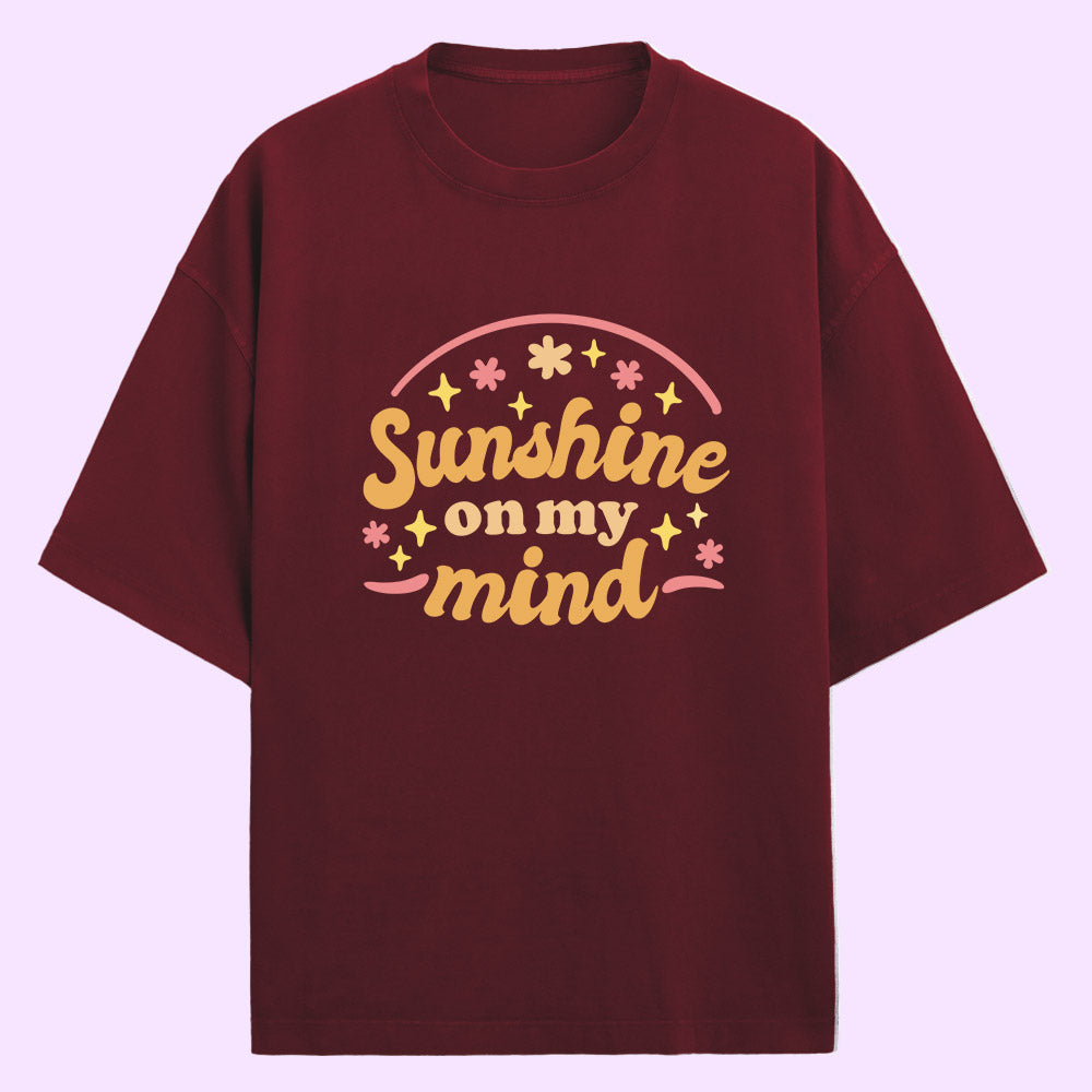 Sunshine (Front Print) Oversized T-Shirt