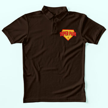 Super Papa Polo T-Shirt