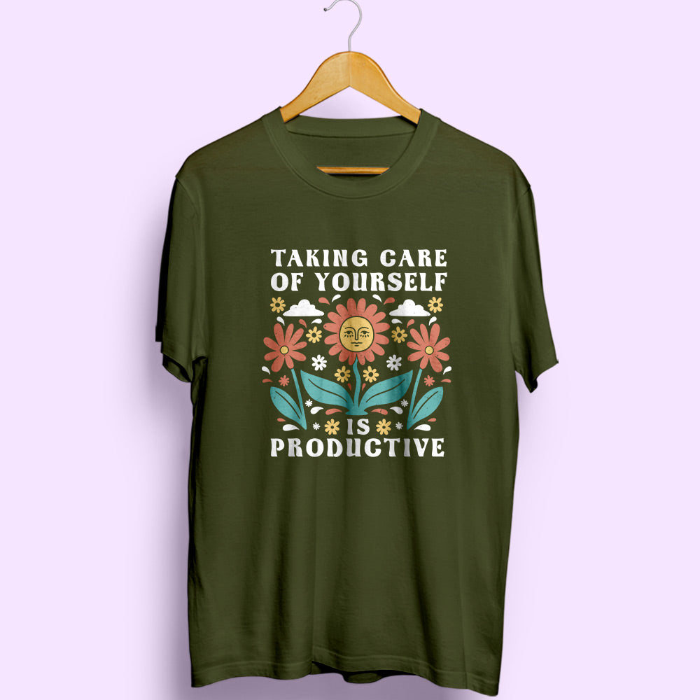 Taking Care Half Sleeve T-Shirt - Soul & Peace