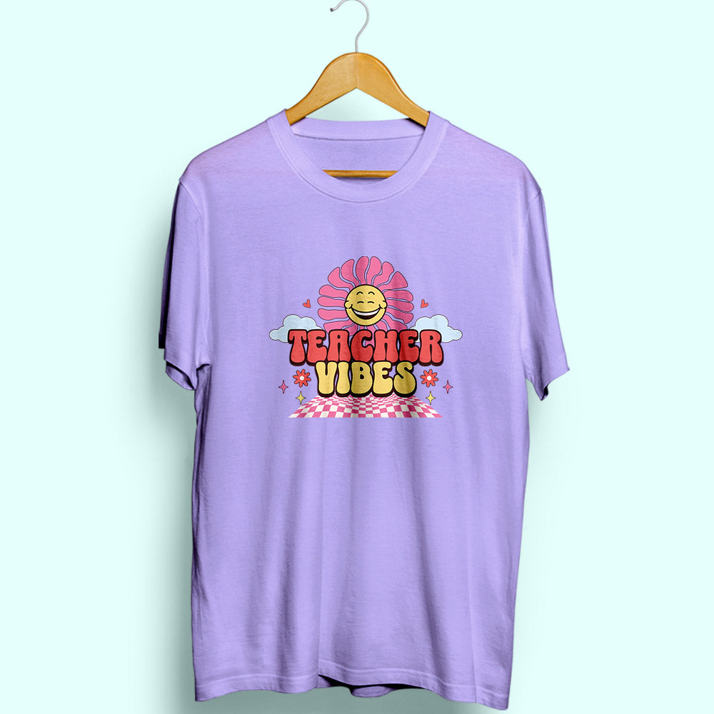 Teacher Vibes Half Sleeve T-Shirt