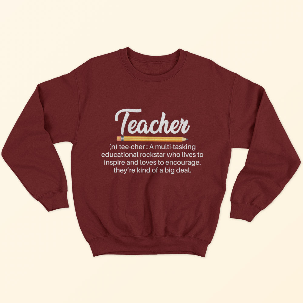 Teacher Meaning Sweatshirt - Soul & Peace