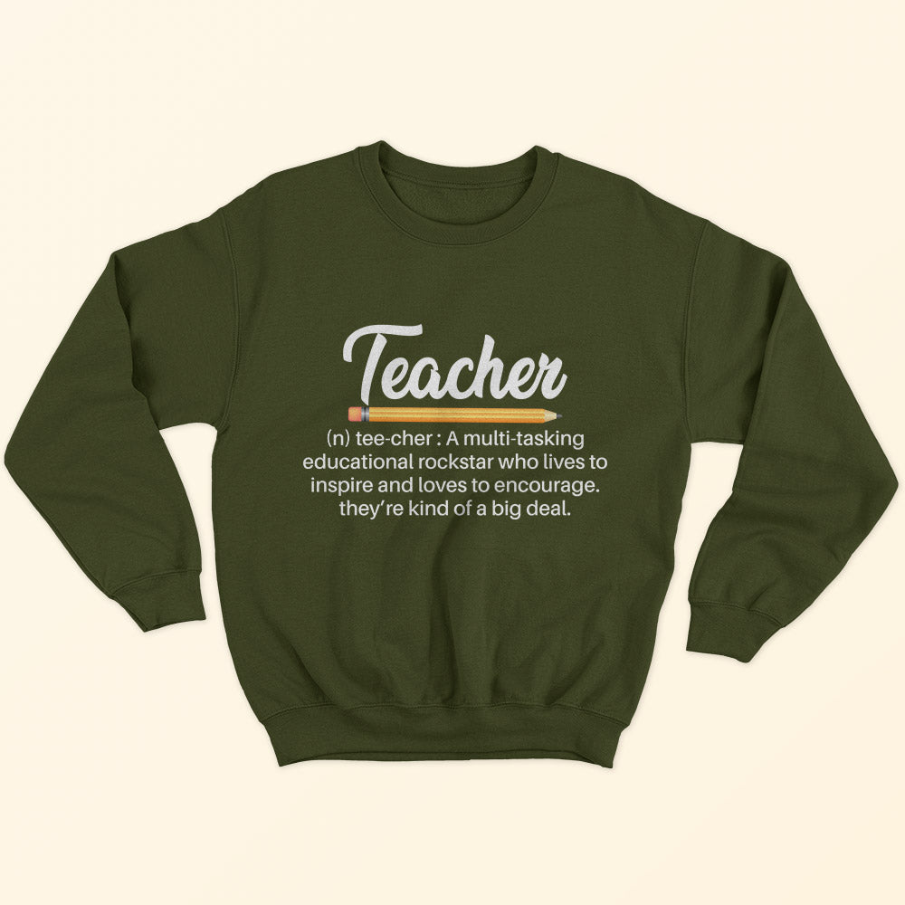 Teacher Meaning Sweatshirt - Soul & Peace
