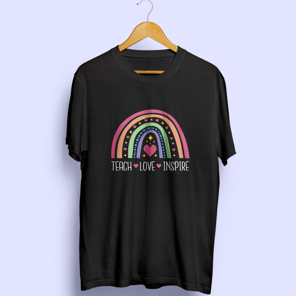 Teach Love Inspire Half Sleeve T-Shirt - Soul & Peace