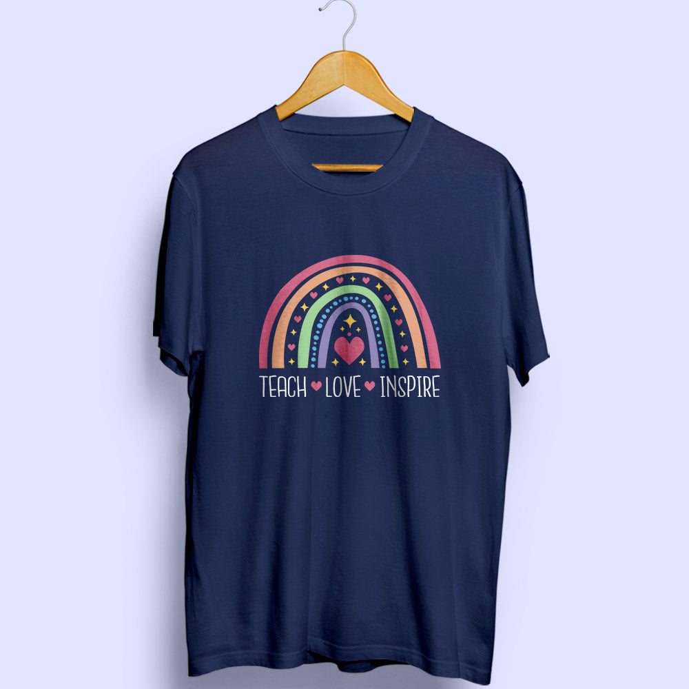 Teach Love Inspire Half Sleeve T-Shirt - Soul & Peace