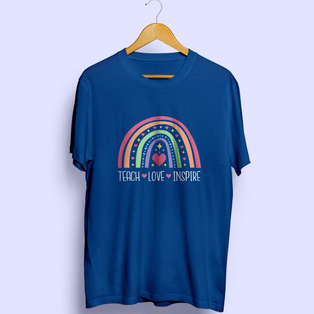 Teach Love Inspire Half Sleeve T-Shirt - Soul & Peace