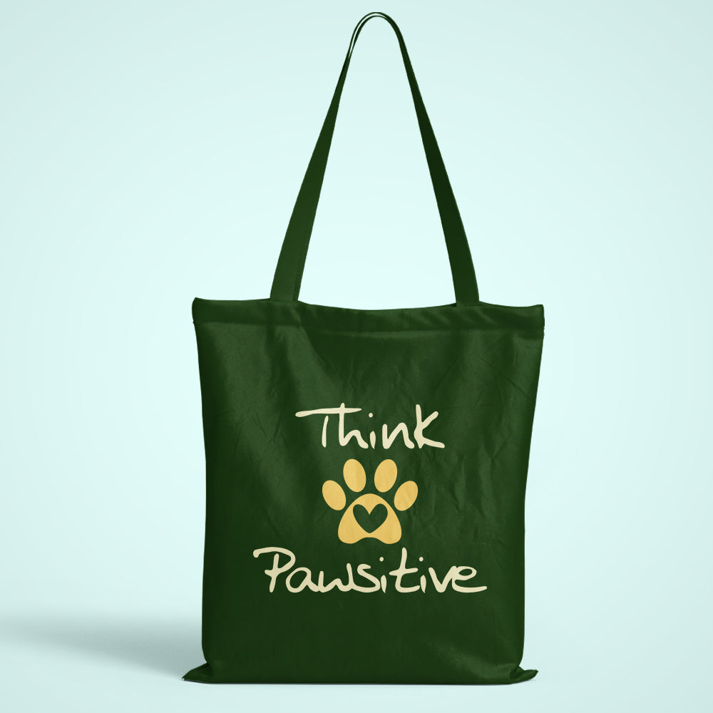 Think Pawsitive Tote Bag