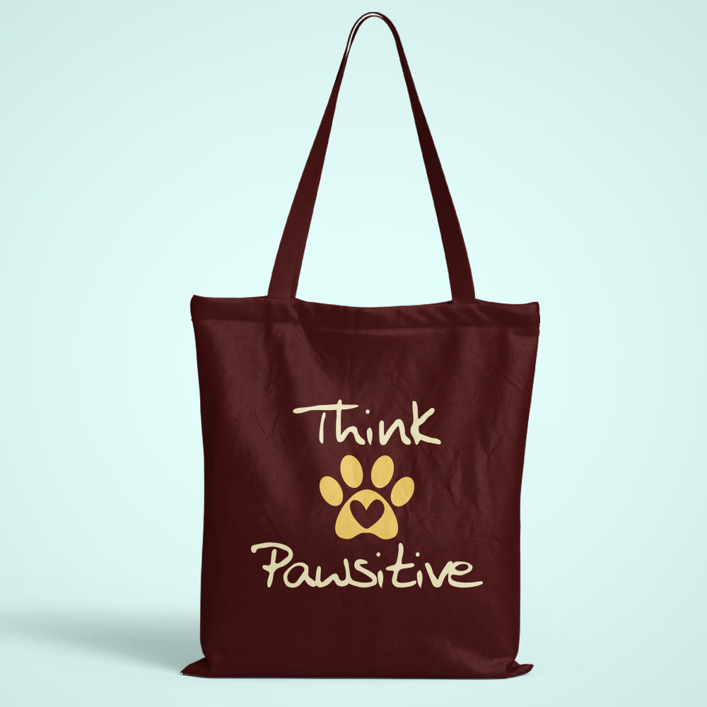 Think Pawsitive Tote Bag