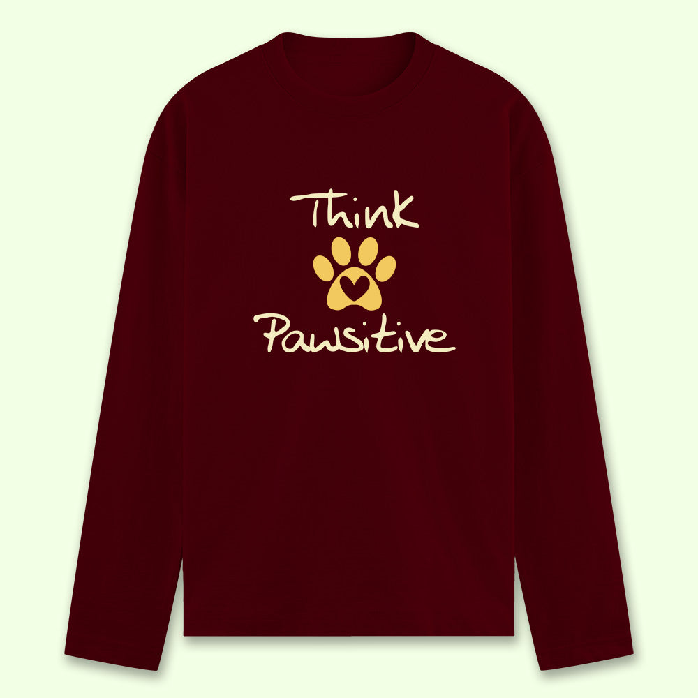 Think Pawsitive Full Sleeve T-shirt - Soul & Peace
