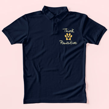 Think Pawsitive Polo T-Shirt