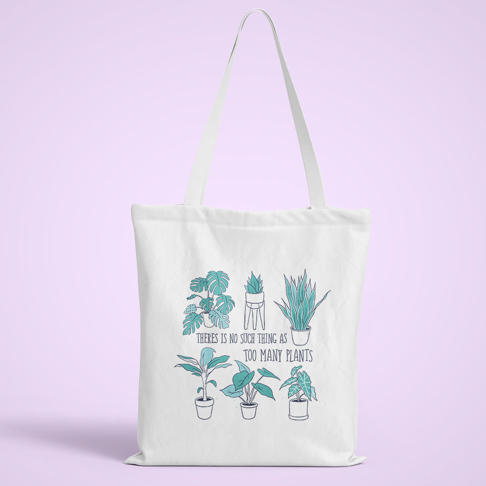 Too Many Plants Tote Bag
