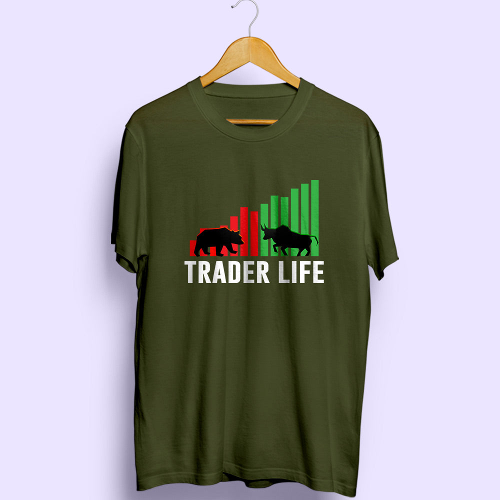 Trader Life Half Sleeve T-Shirt