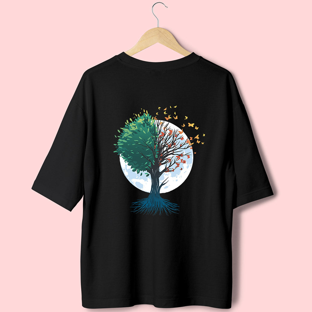 Tree Of Life (Back Print) Oversized T-Shirt - Soul & Peace