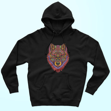 Tribal Wolf Unisex Hoodie