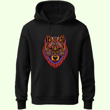 Tribal Wolf Unisex Hoodie