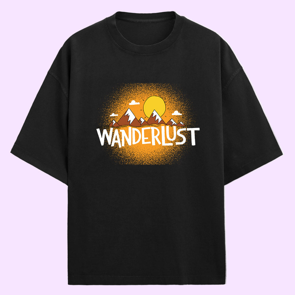 Wanderlust (Front Print) Oversized T-Shirt