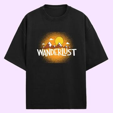 Wanderlust (Front Print) Oversized T-Shirt