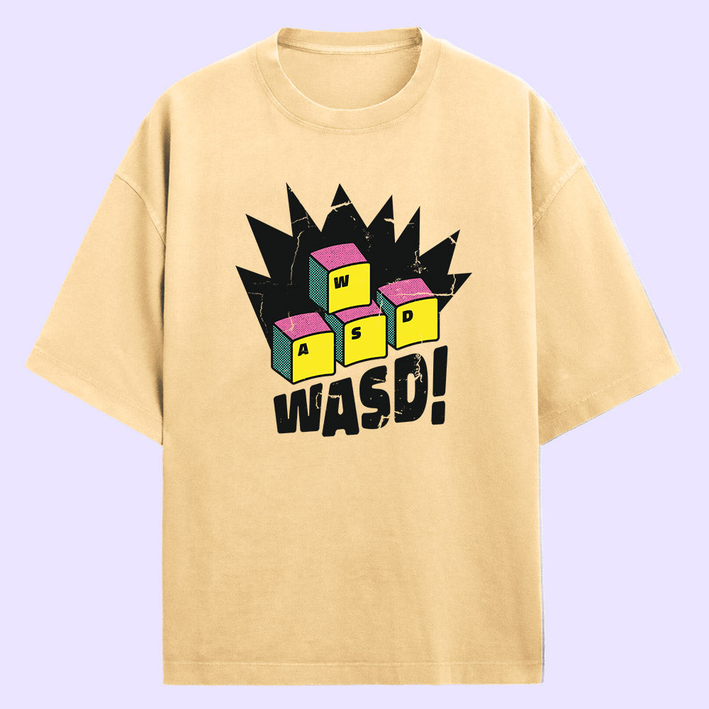 WASD (Front Print) Oversized T-Shirt