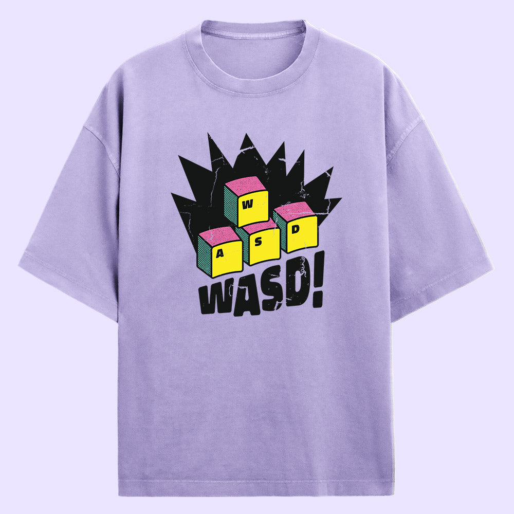 WASD (Front Print) Oversized T-Shirt