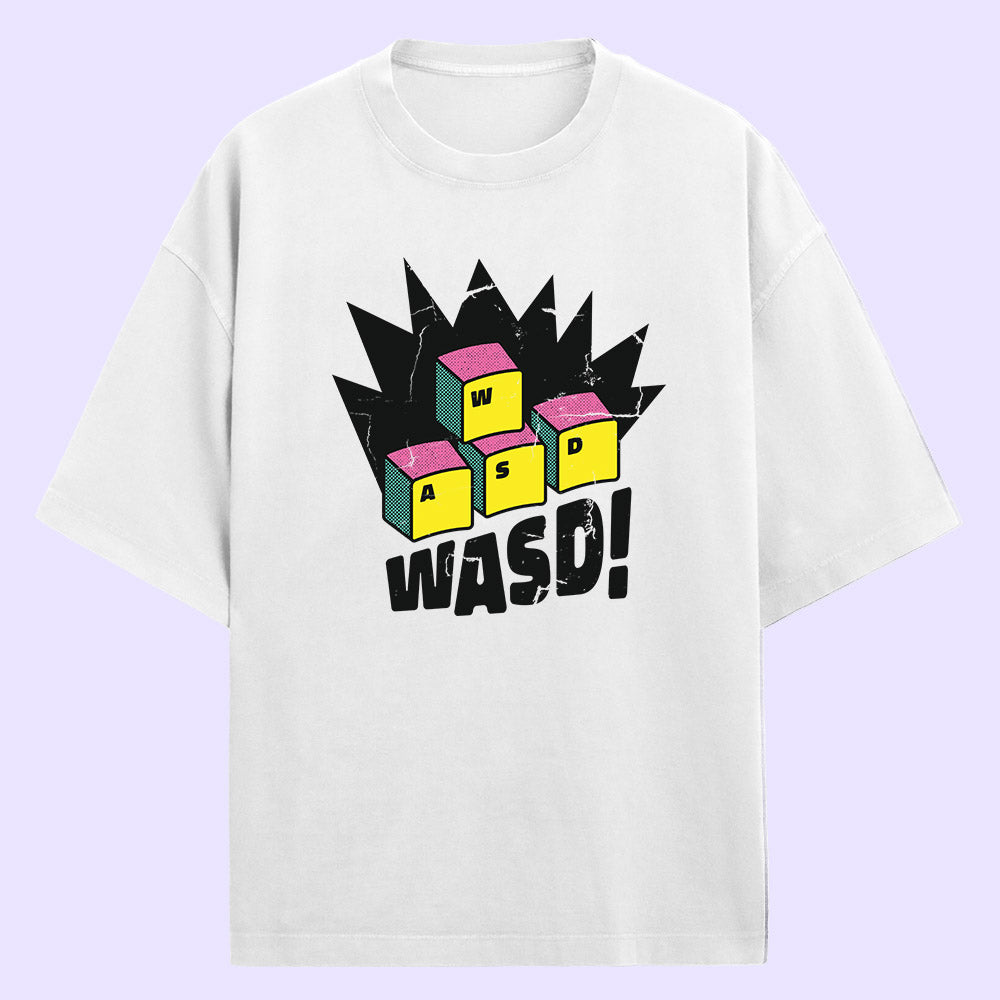 WASD (Front Print) Oversized T-Shirt