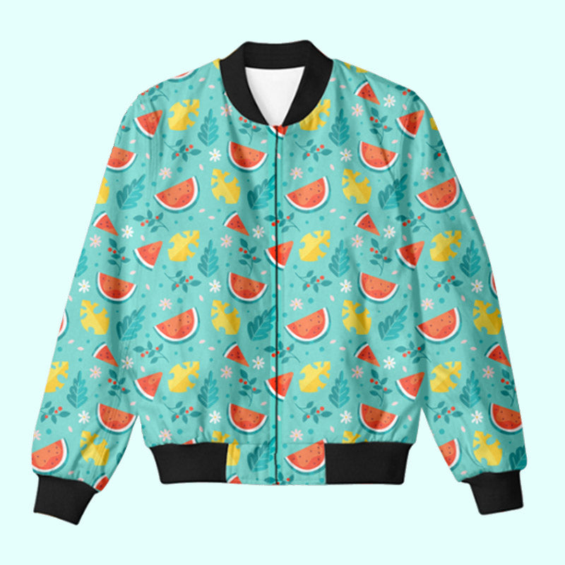 Watermelon Bomber Jacket