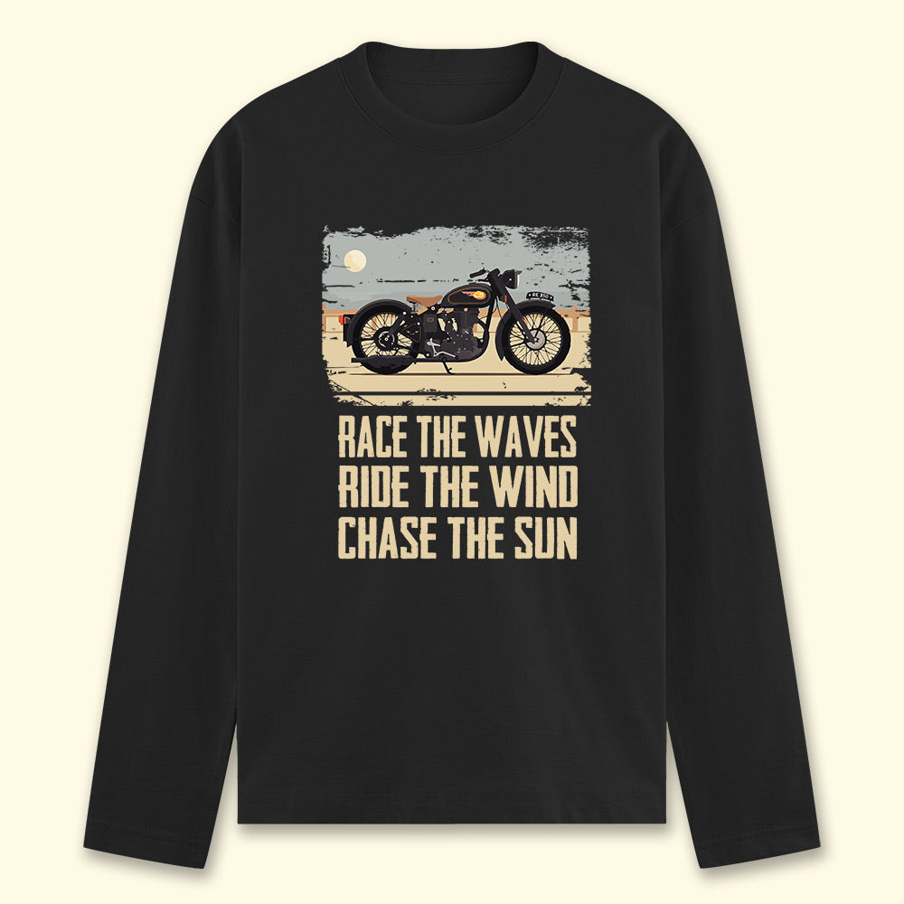 Waves Wind Sun Full Sleeve T-shirt - Soul & Peace