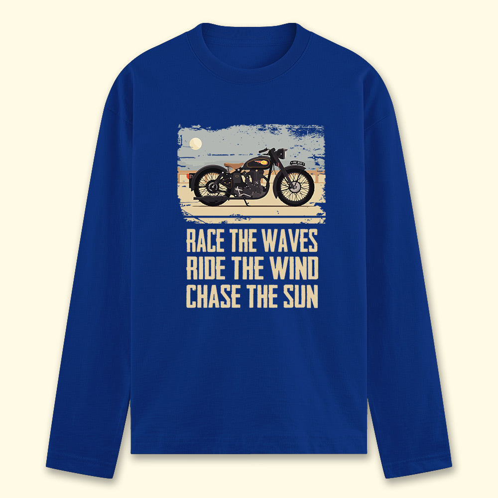 Waves Wind Sun Full Sleeve T-shirt - Soul & Peace