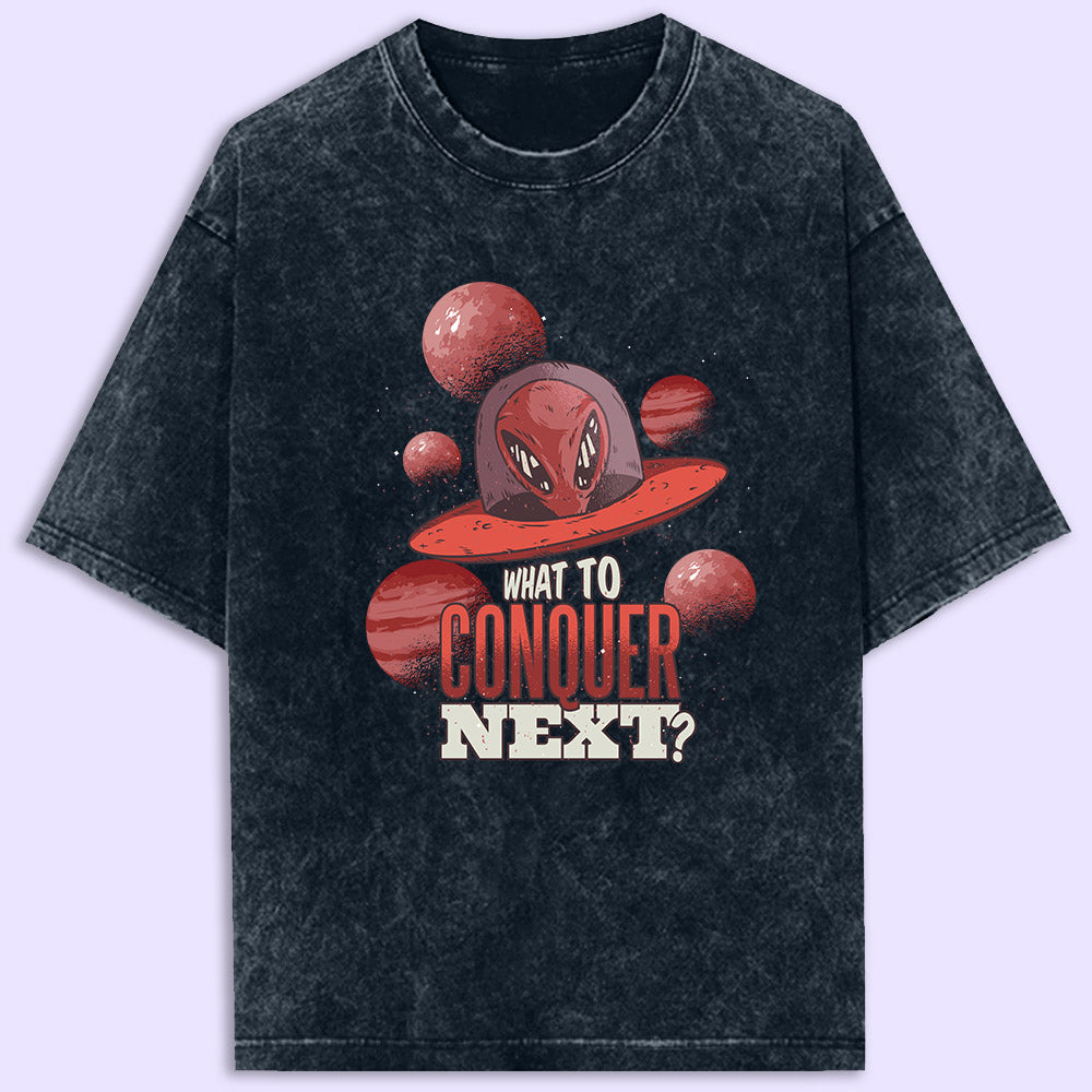 What To Conquer Acid Wash Oversized T-Shirt